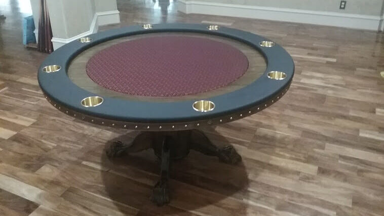 embargo Advarsel serviet 58 Inch Round Poker Table - Dallas Custom Poker Tables